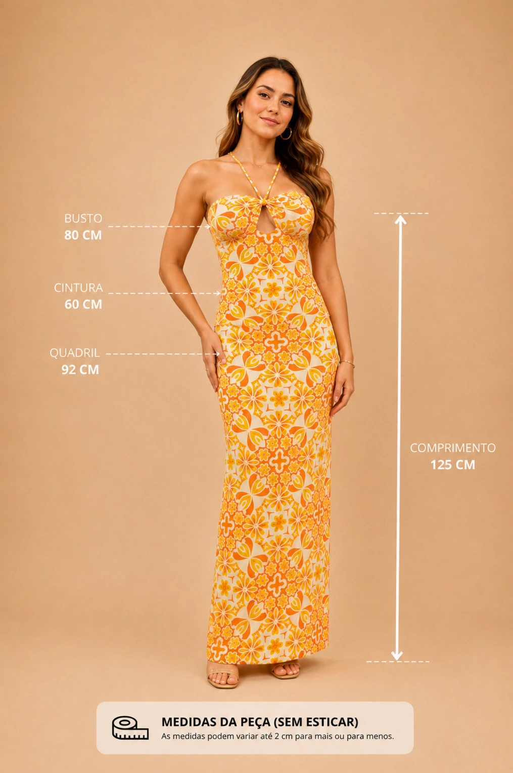 Vestido Flor de Mandacaru Amarelo