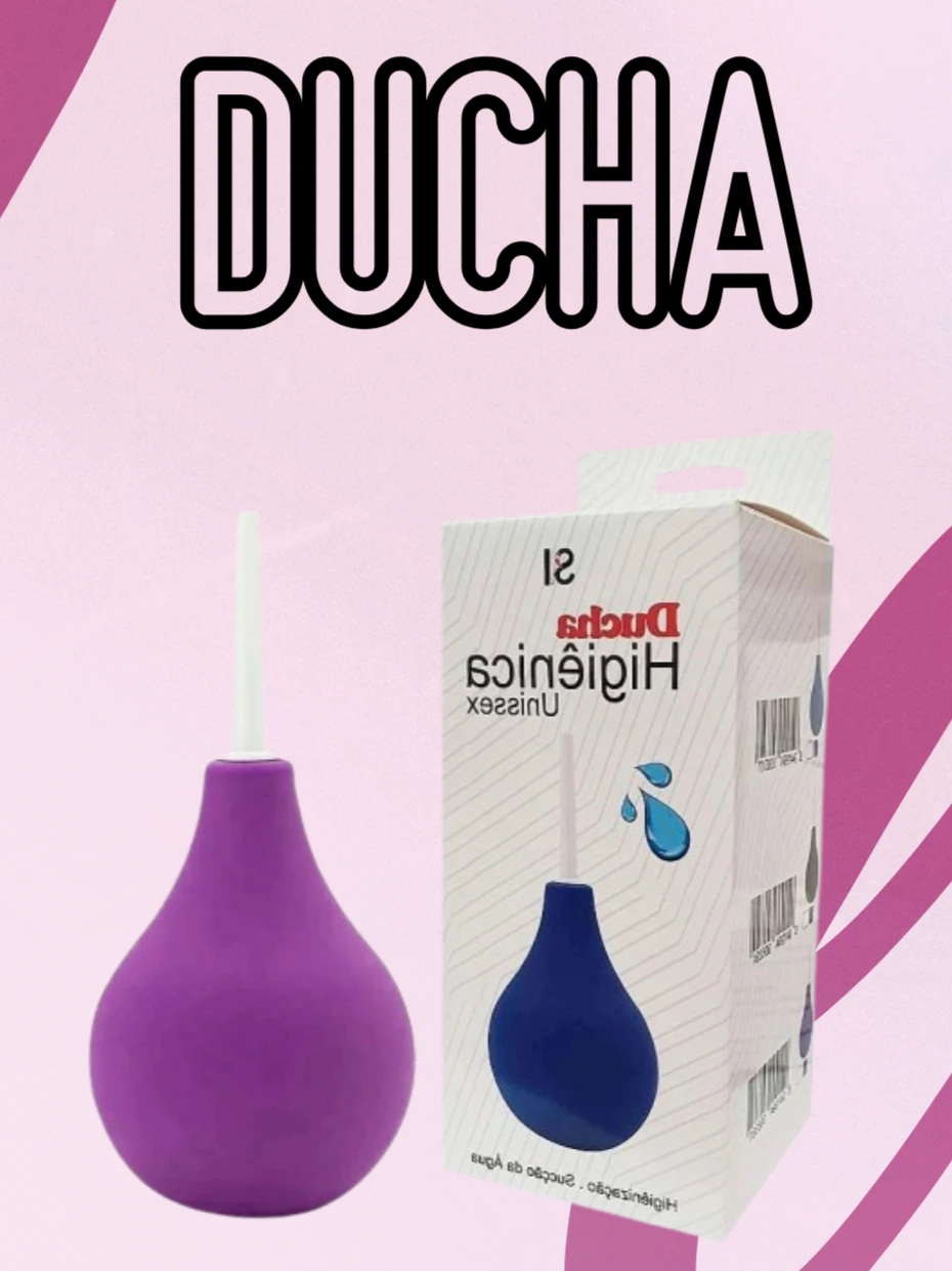 DUCHA ANAL COM APLICADOR FLEXÍVEL HIGIENIZAÇÃO 89ML