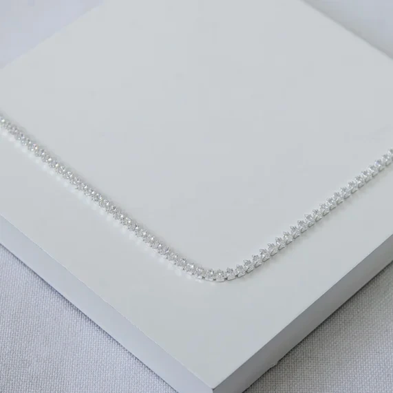 Choker prata riviera