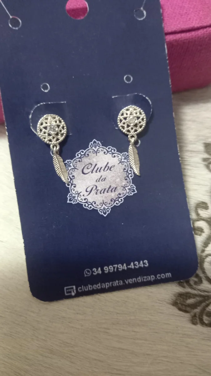 Brinco Filtro dos Sonhos com Zircônia