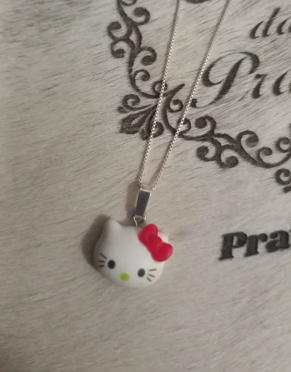 Colar em Prata 925 Hello Kitty