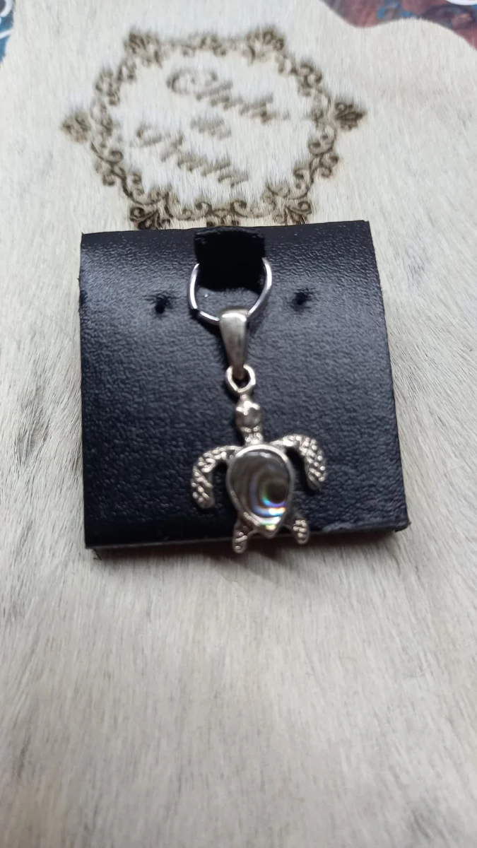 Pingente Mini Tartaruga em Abalone