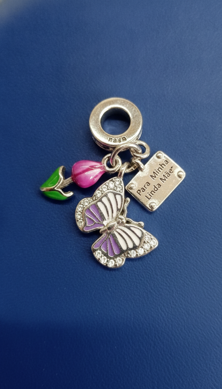 Berloque "Para Minha Linda Mãe"