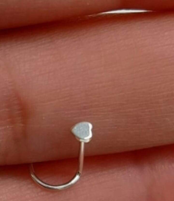 Piercing de Nariz Mini Coração