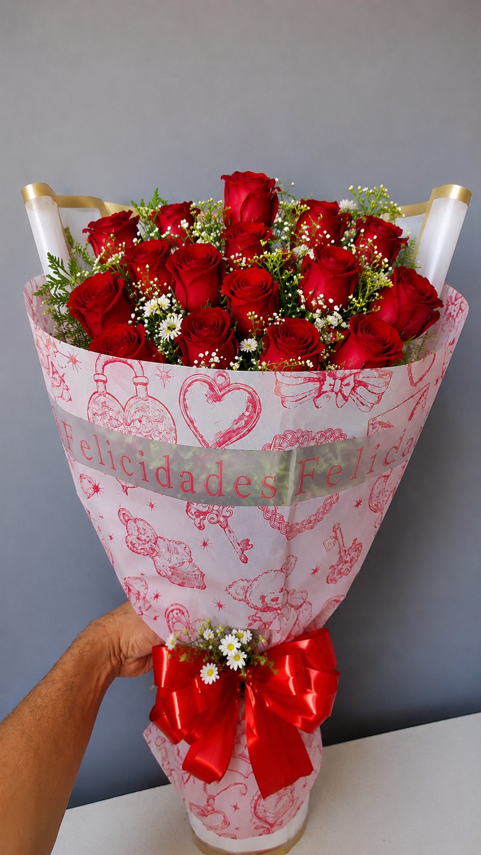 Buque Com 20 Rosas