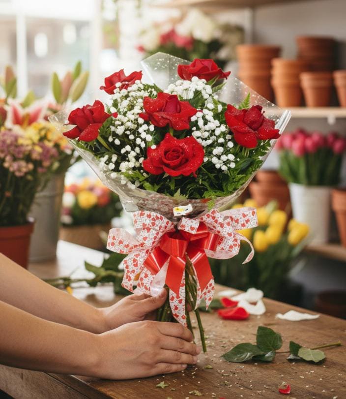 Buquê 6 Rosas (Oferta Imbativel)