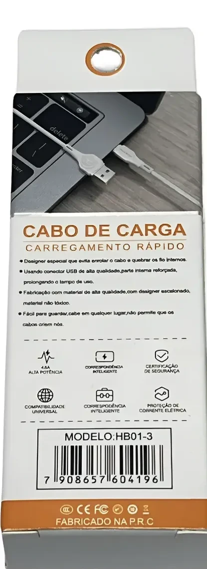 Cabo Tipo C Hmaston 1m Hb01-3 / Hb10-3