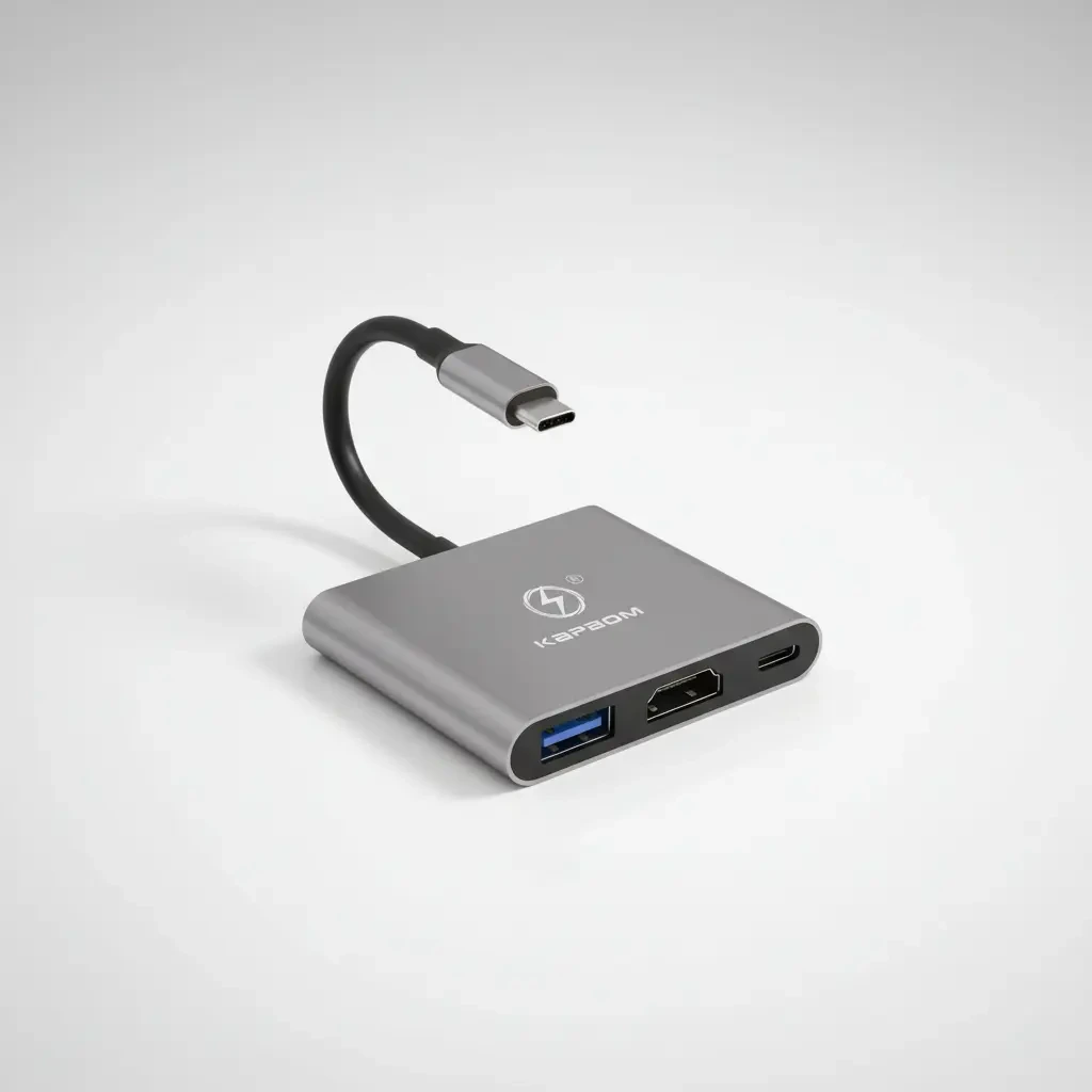 Cabo Adap. 3 Em 1 Tipo C - Tipo C/ Hdmi/ Usb Ka 2571 Kapbom