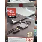 Cabo Adap. 3 Em 1 Tipo C - Tipo C/ Hdmi/ Usb Ka 2571 Kapbom