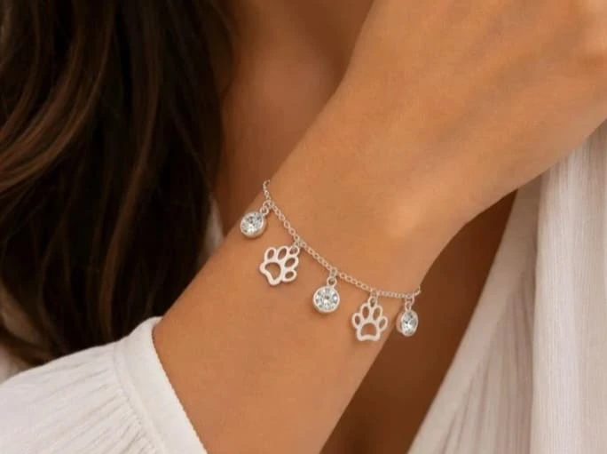 Pulseira Pet com Zircônias