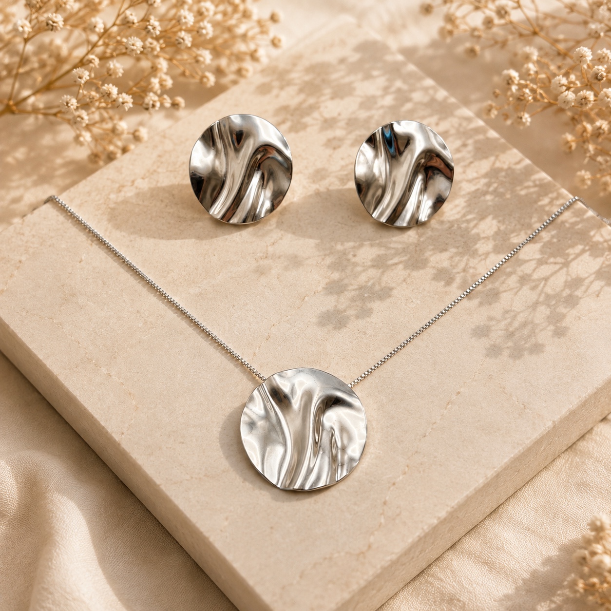 Conjunto prata orgânico