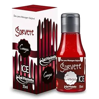 Sorvete Óleo Beijável para Massagem Ice de Cereja 35ml La Pimienta