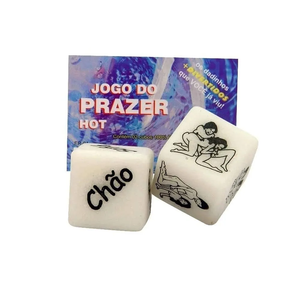 Jogo do Prazer Hot Brilha no Escuro Diversão ao Cubo