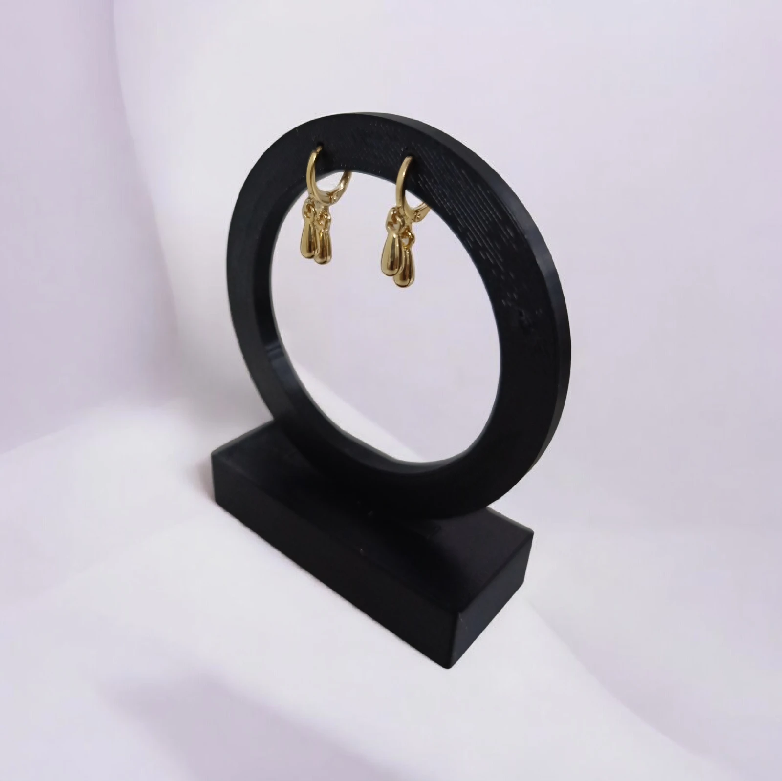 Brinco Argola Dourado com Pingentes