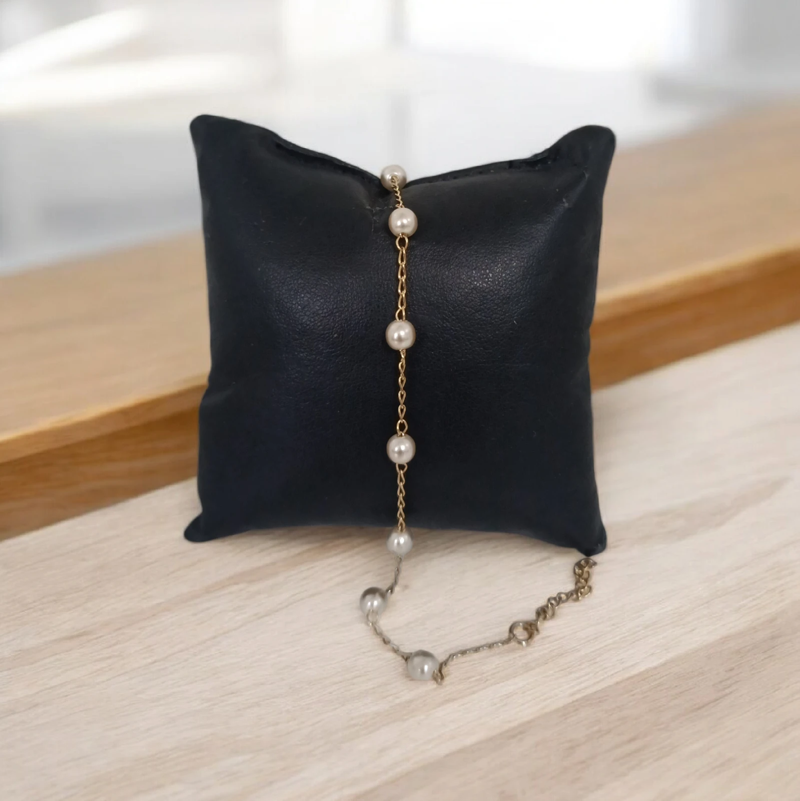 Pulseira Pérolas Dourada