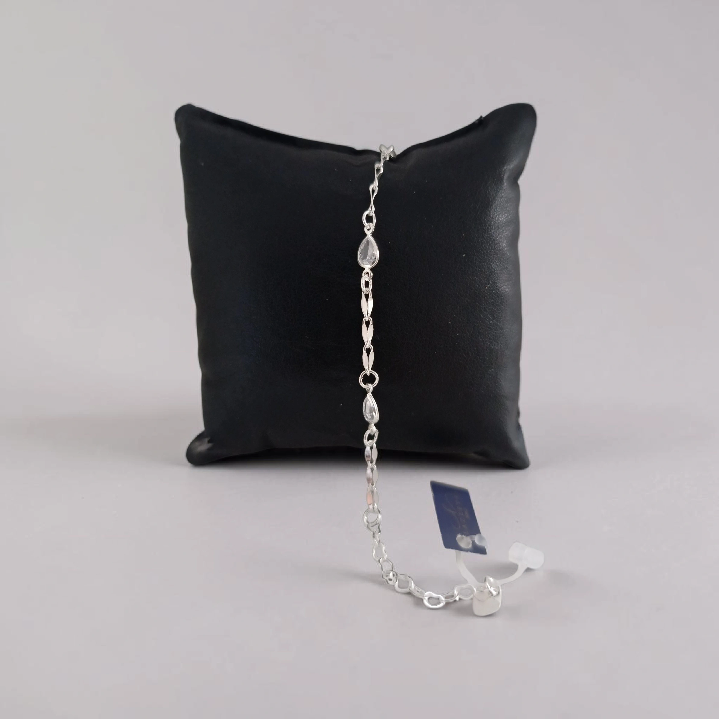 Pulseira Prata com Gotas