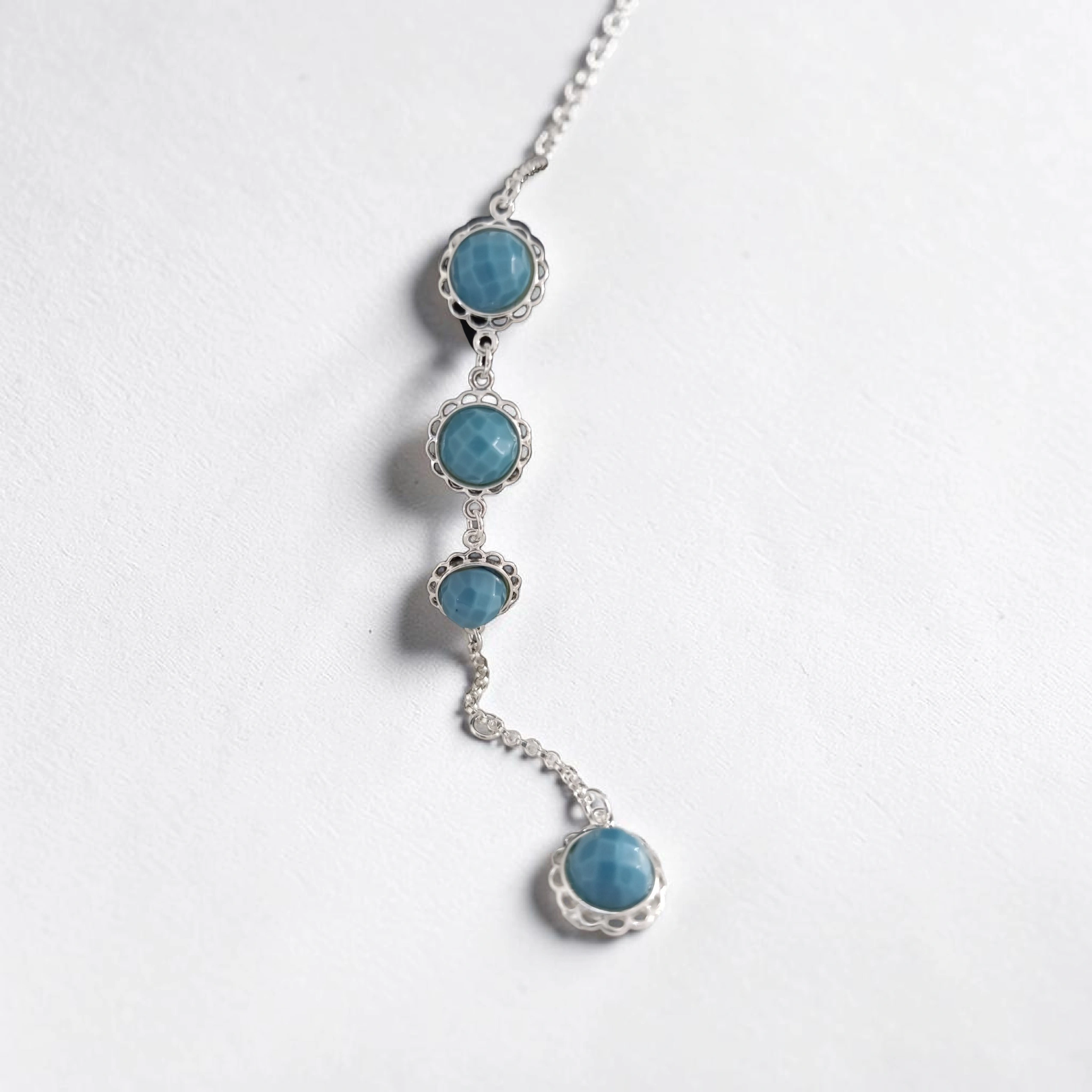 Pulseira de Pedras Azuis