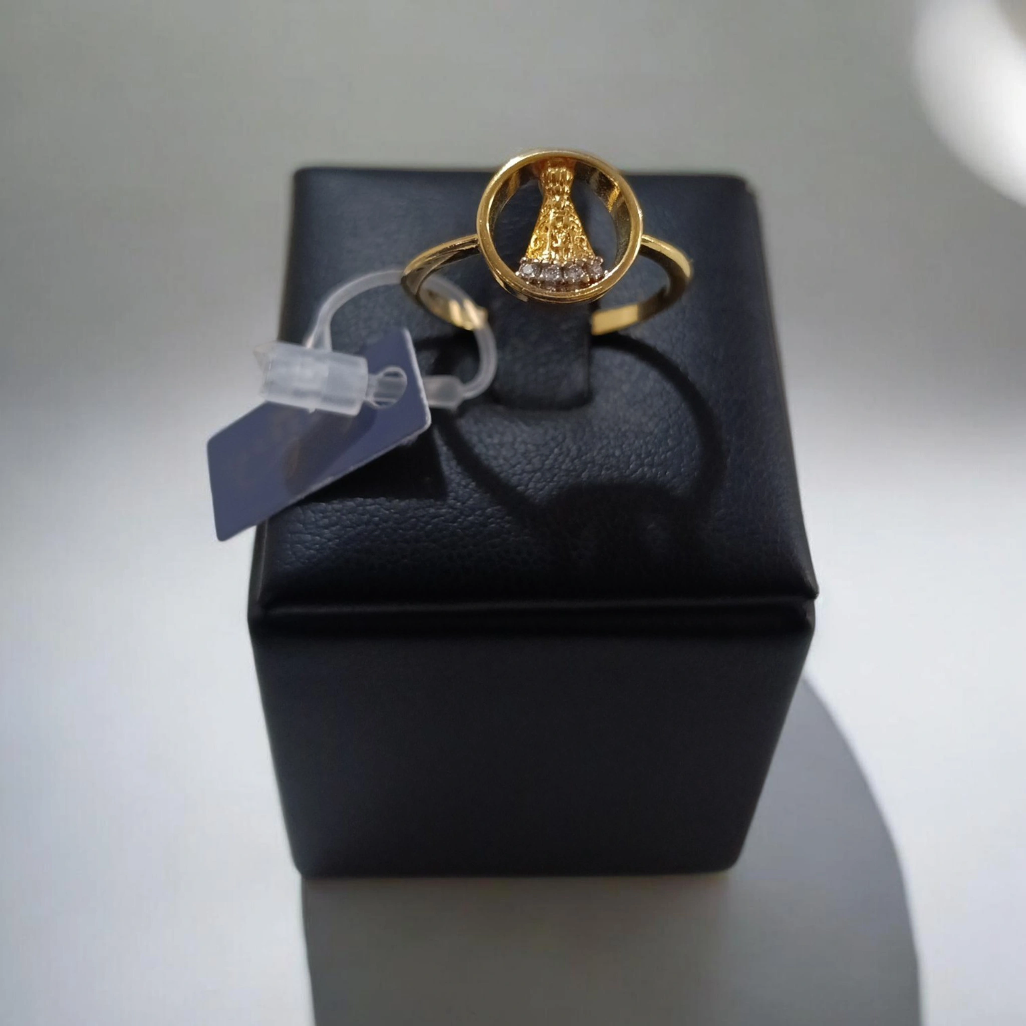 Anel Ouro Circular NSA