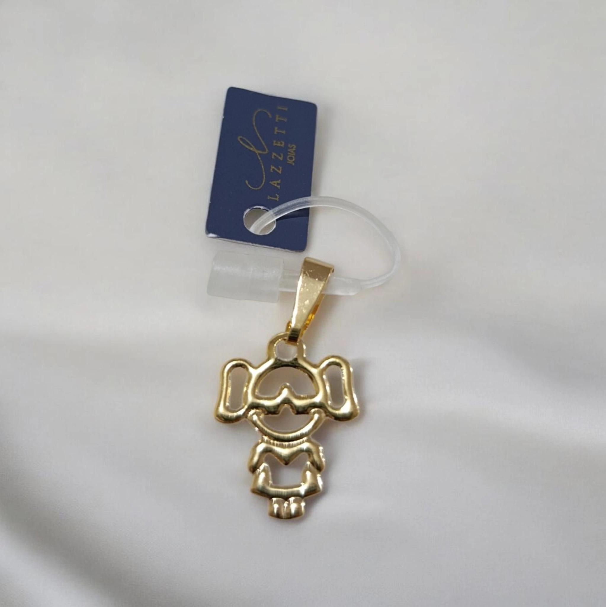 Pingente Menina Dourado