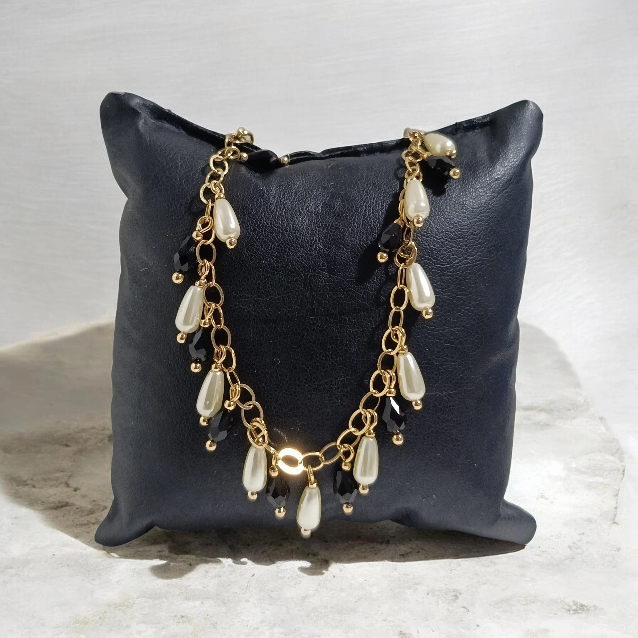 Pulseira Corrente com Pérolas