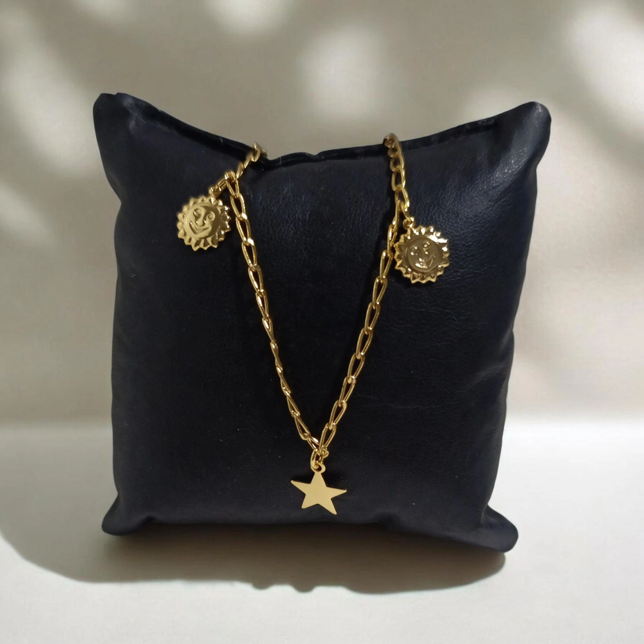 Pulseira Corrente Ouro Estrela