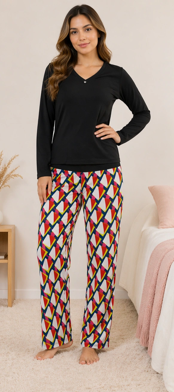 Pijama Manga Longa
