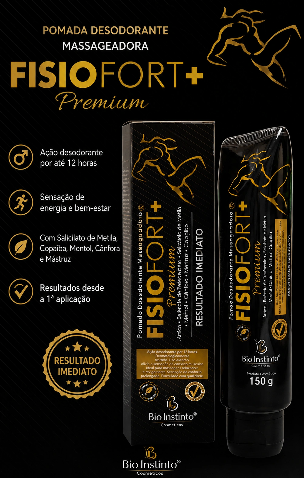 Pomada Massageadora Fisiofort+