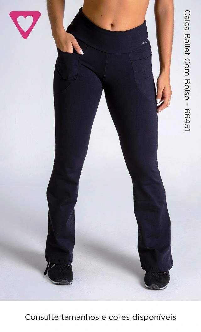 Calça Ballet com bolso