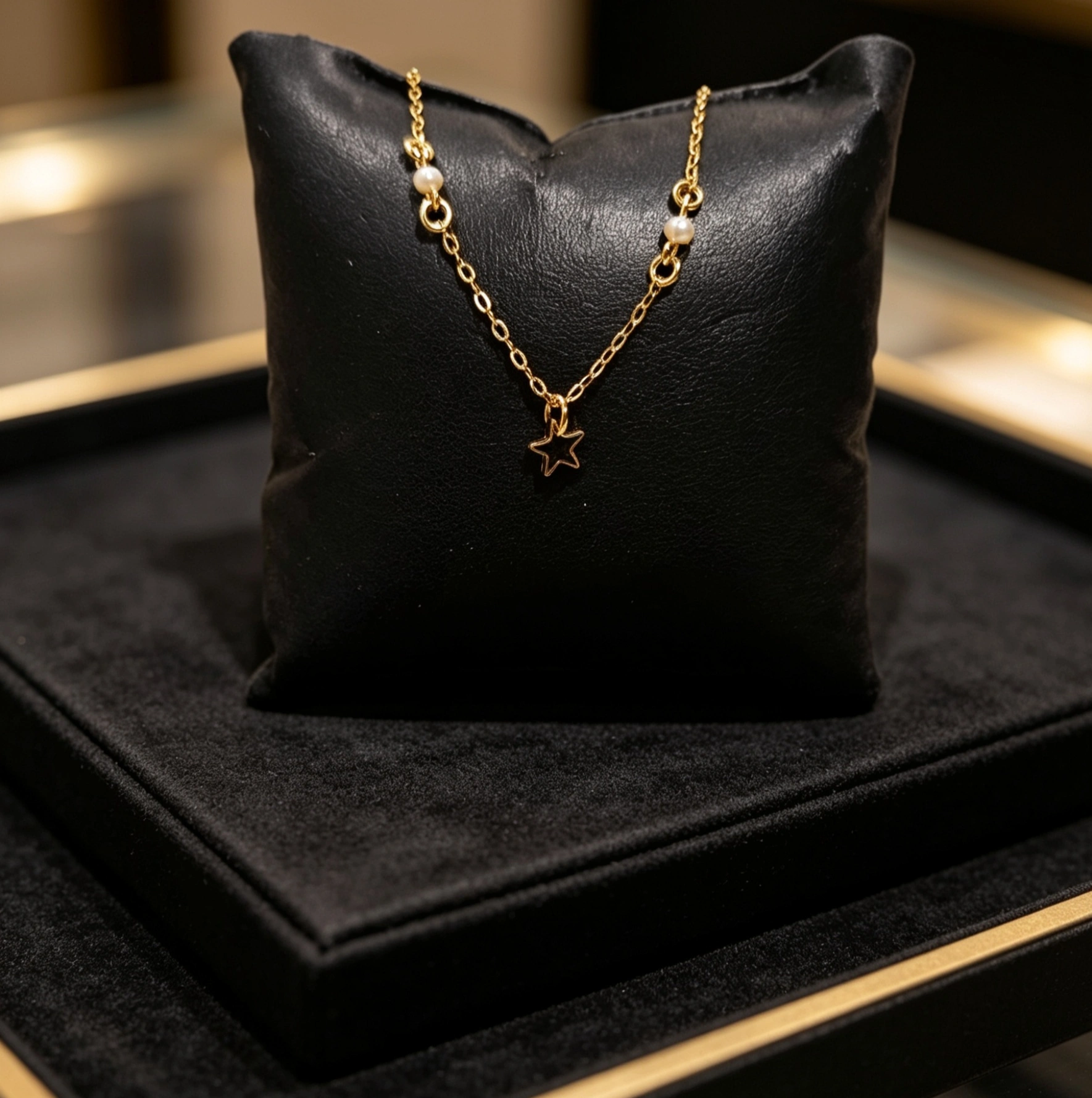 Pulseira Dourado com Pingente Estrela