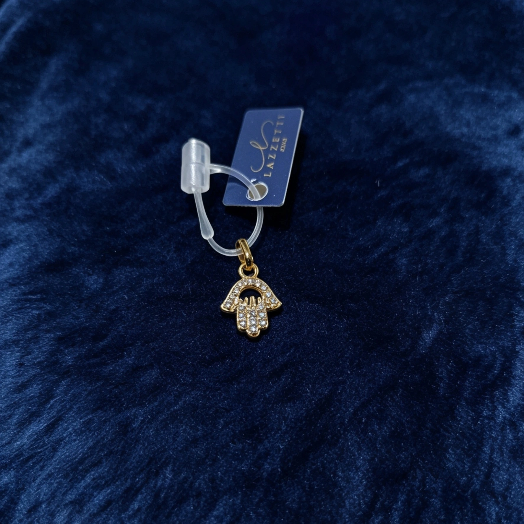 Pingente Hamsa com Zircônias