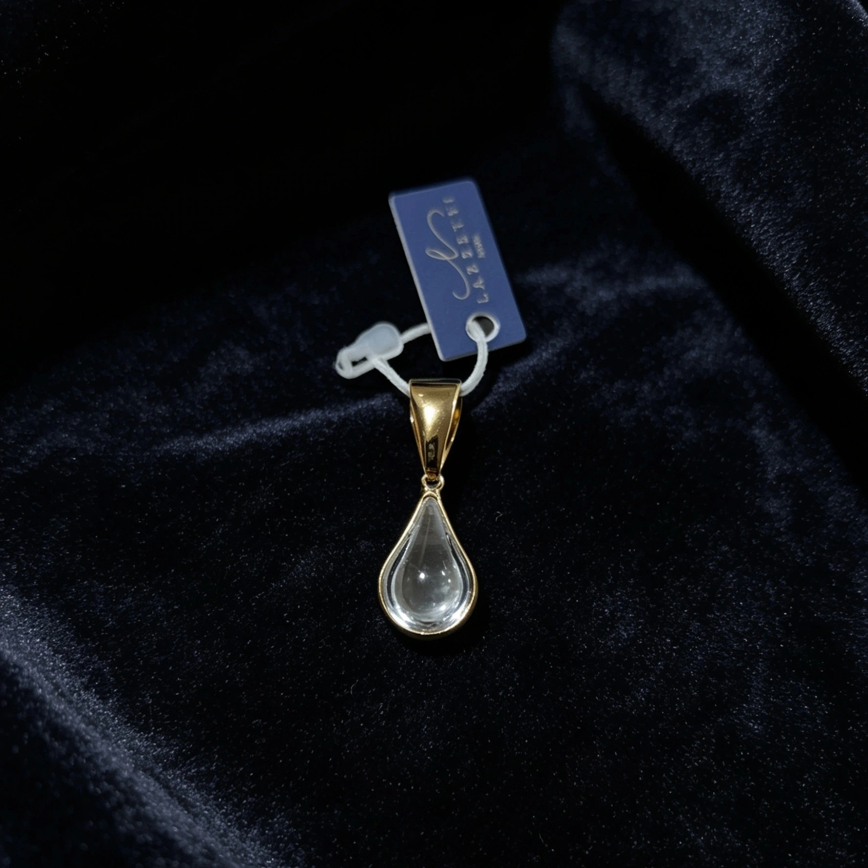 Pingente Gota Dourado