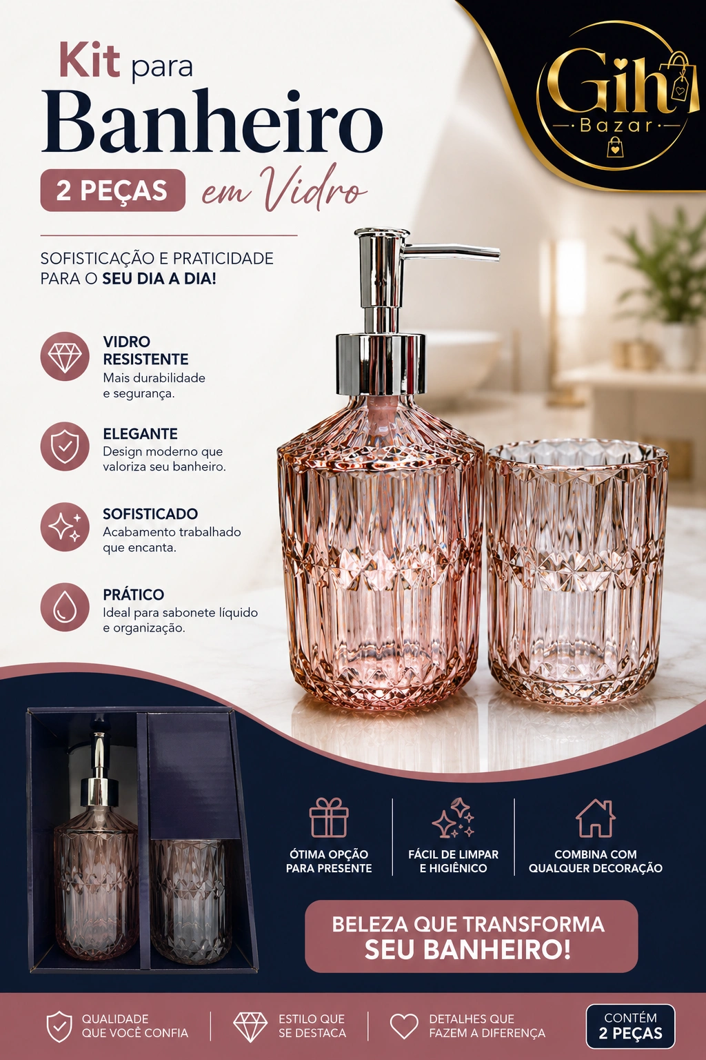 Kit para Banheiro 2 peças