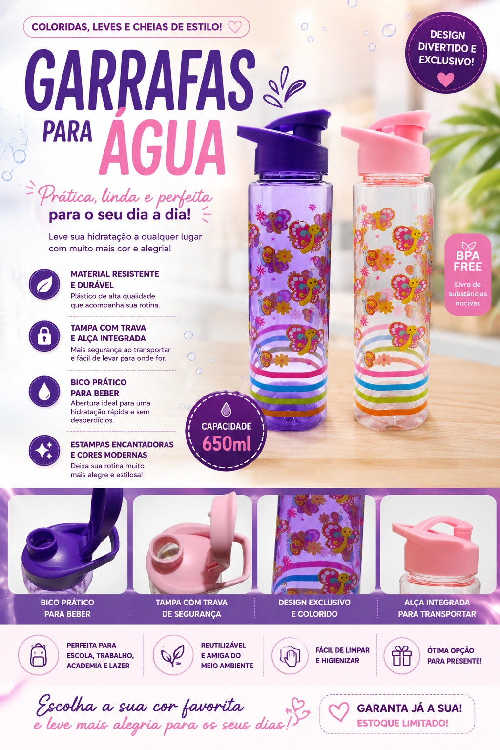 Garrafa para Água