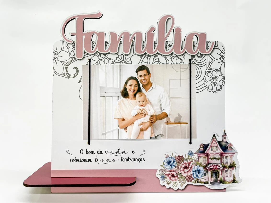 Porta Retrato Família Mdf
