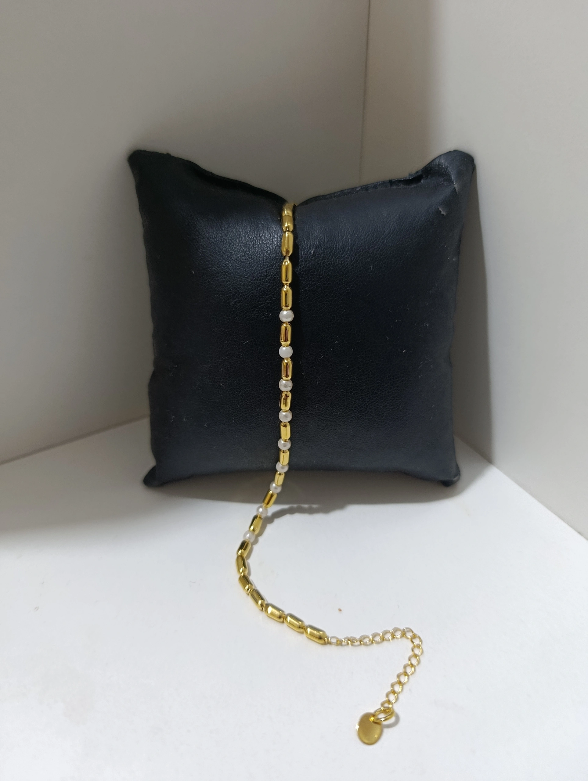 Pulseira Ouro com Bolinhas