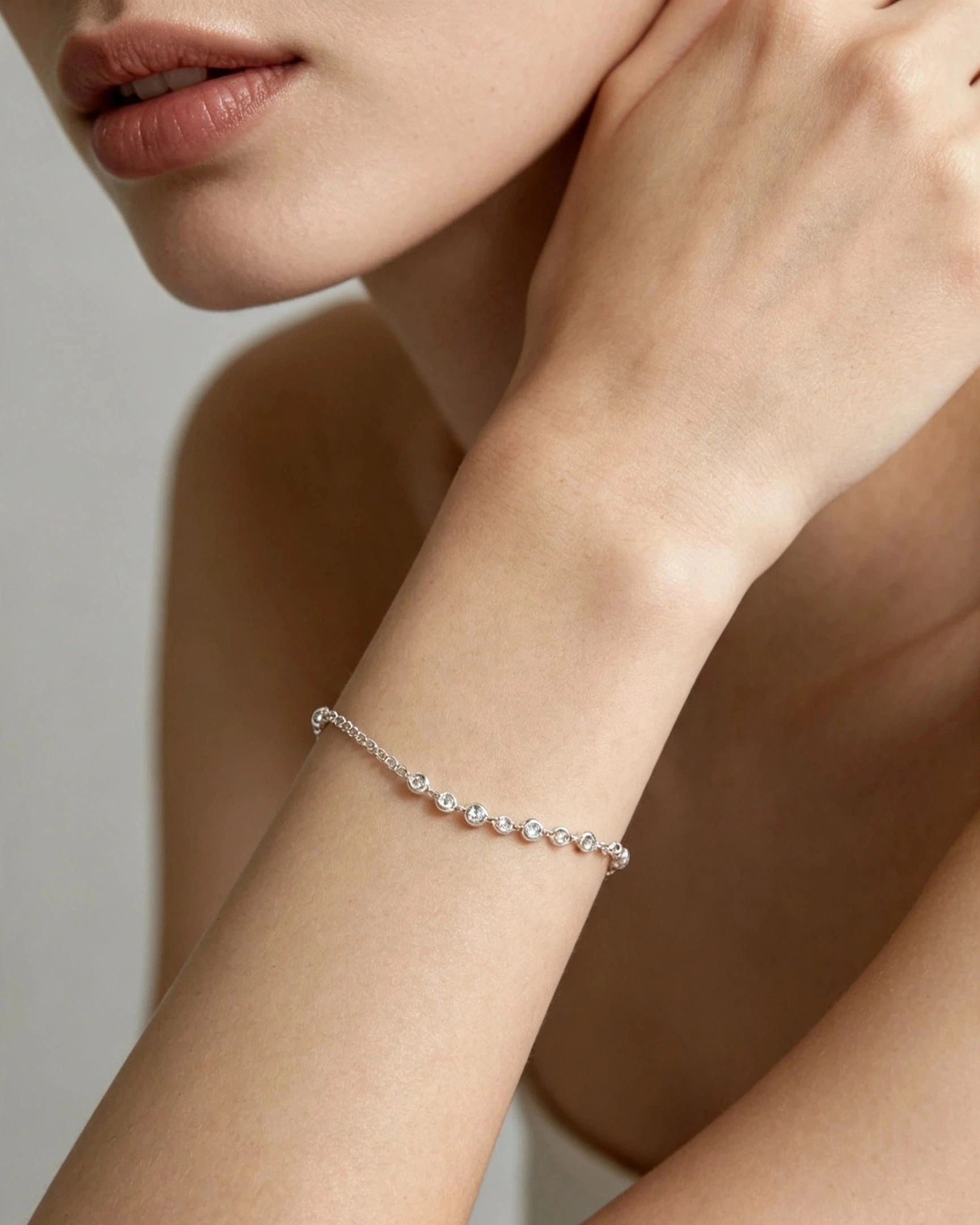 Pulseira de Bolinhas Prata