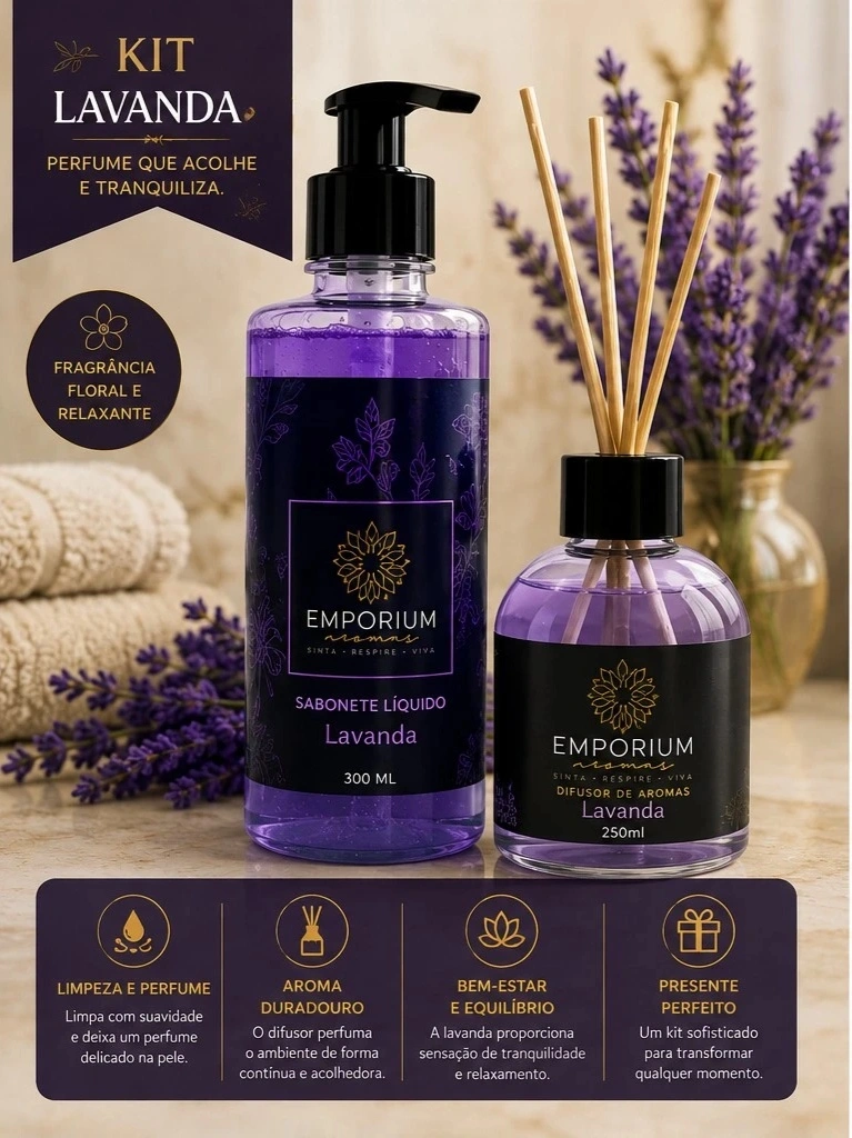 Kit Difusor+ Sabonete Líquido