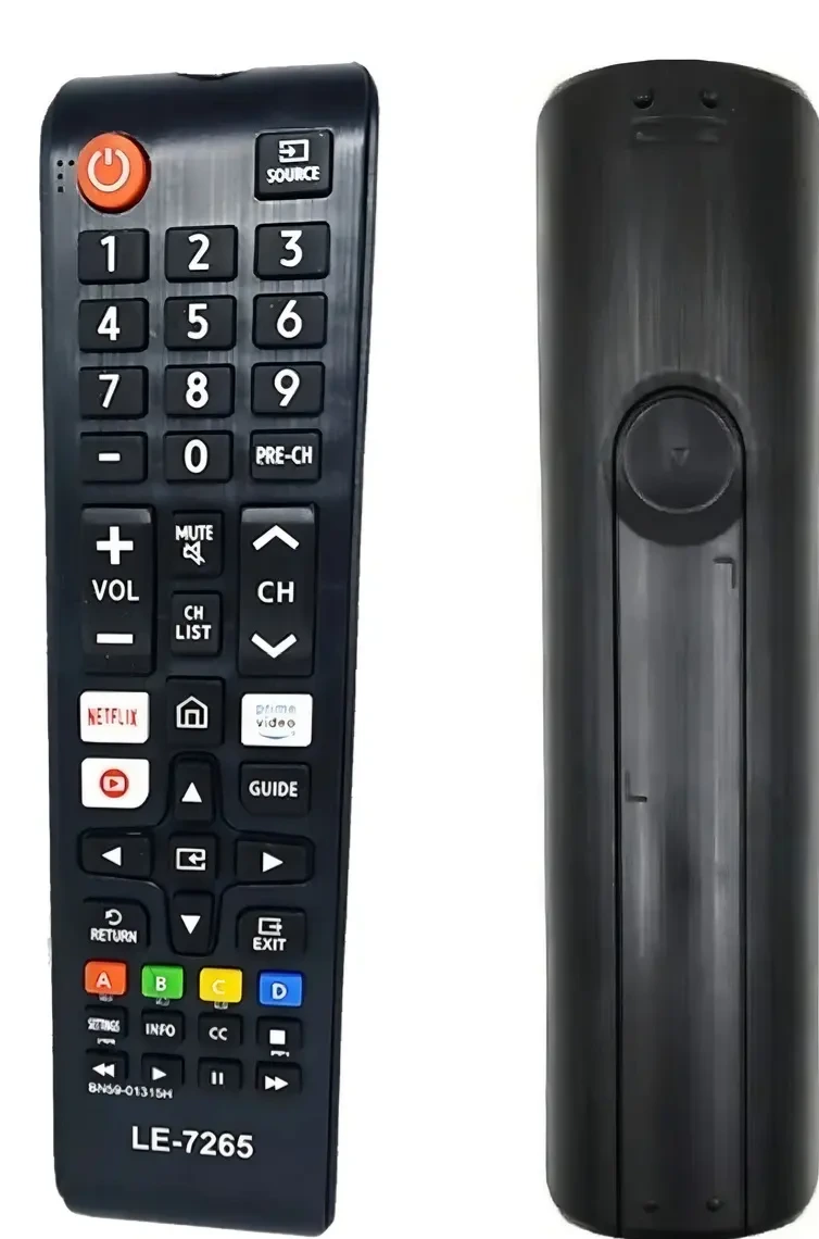 Controle Remoto Compatível Samsung Smart Tv Led 4k Le 7265