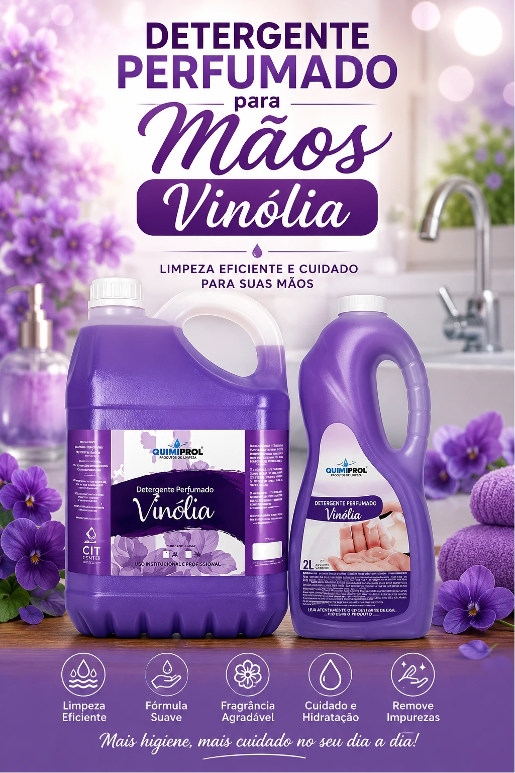 Detergente de Mãos Vinólia – Quimiprol