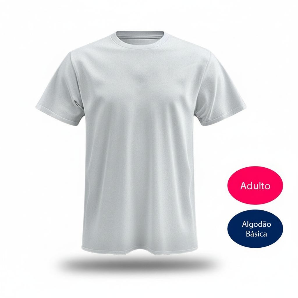 Camiseta Básica Algodão