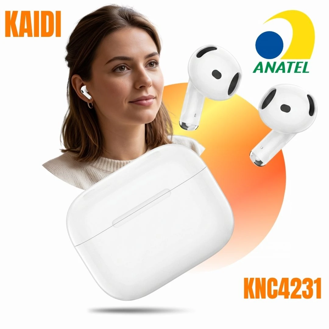 Fone De Ouvido Sem Fio Tws Bluetooth Para Celular 5.1 Kaidi KNC4231 Original