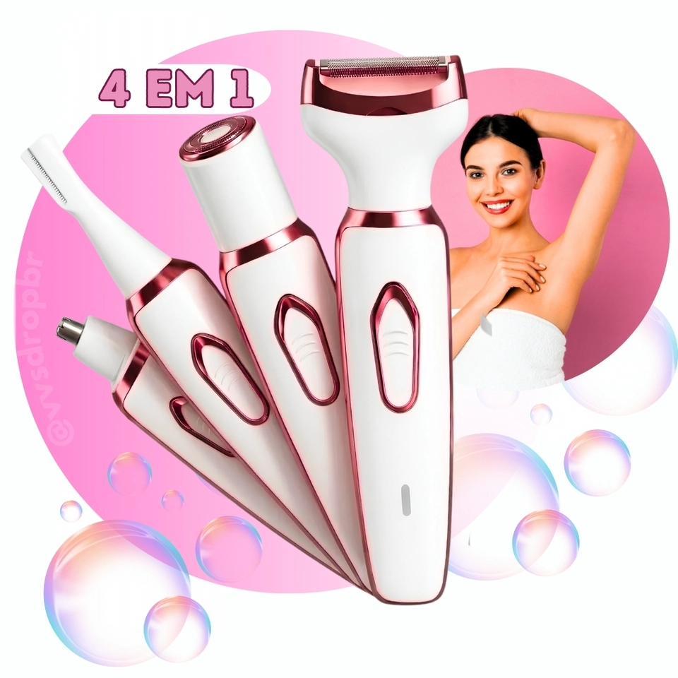 Depilador elétrico feminino 4 em 1 depilador a laser depilador de nariz laser depilação tira pelo caneta depiladora modelo 2026