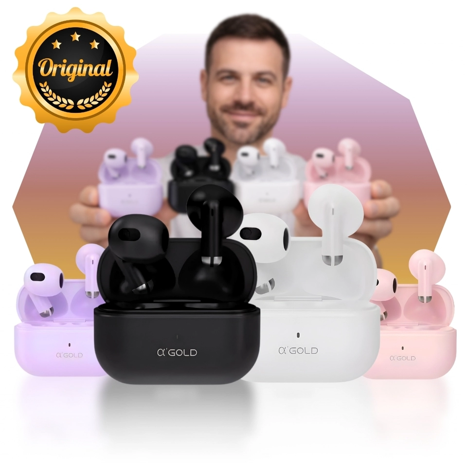 Mini Fone de Ouvido Bluetooth α’GOLD PLUS FN-BA28 TWS Sem Fio Compacto