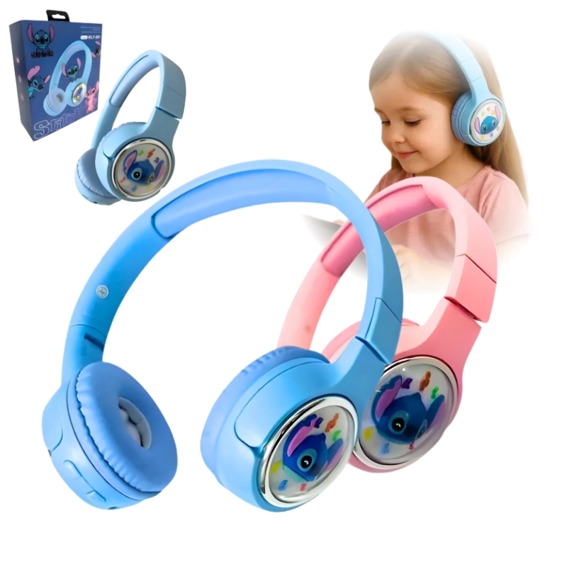 Fone De Ouvido Infantil Stitch - Perfeito Para Crianças
