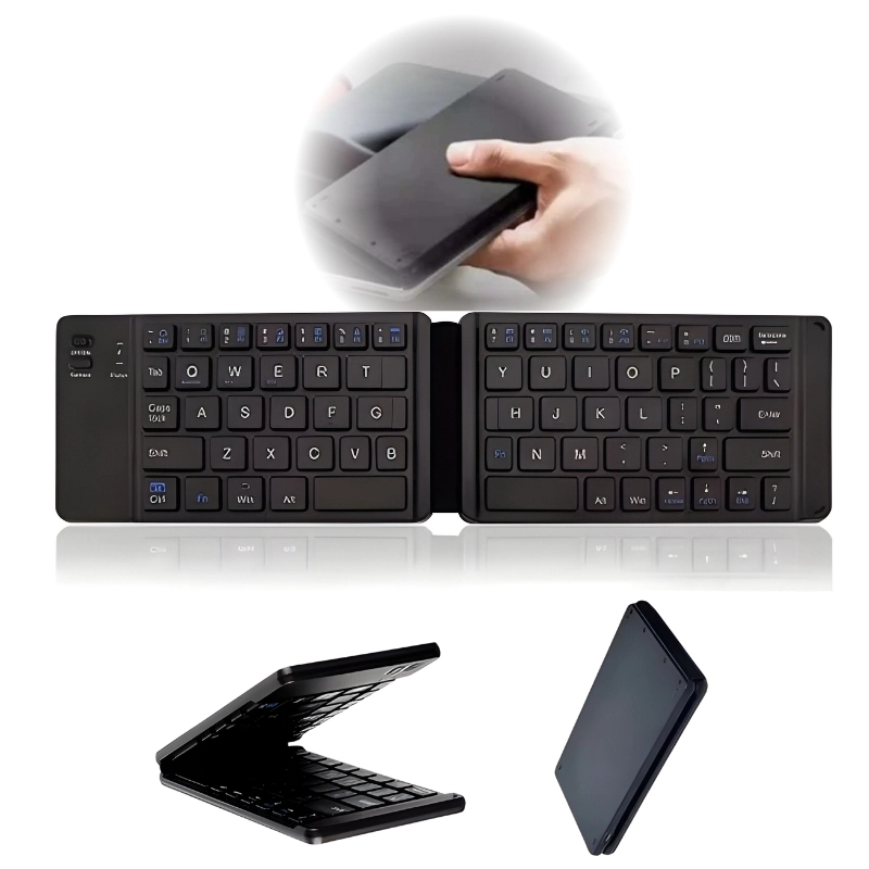 Mini teclado Sem Fio Bluetooth Universal Dobrável Portátil H'maston JP106
