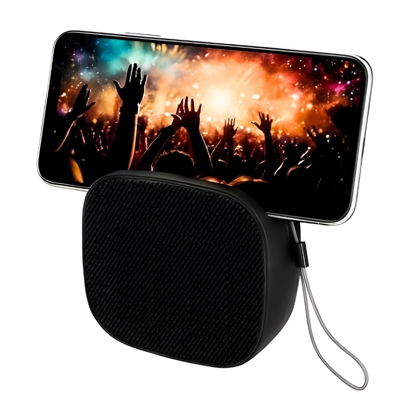 Caixa Som Bluetooth 5w Alça E Suporte Celular