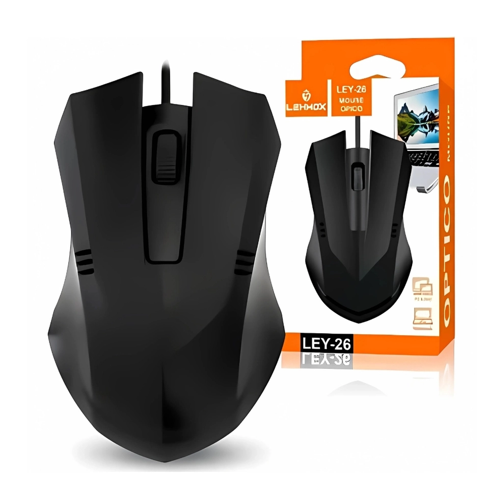 Mouse Com Fio Óptico Usb 1600 Dpi Tecnologia Nova