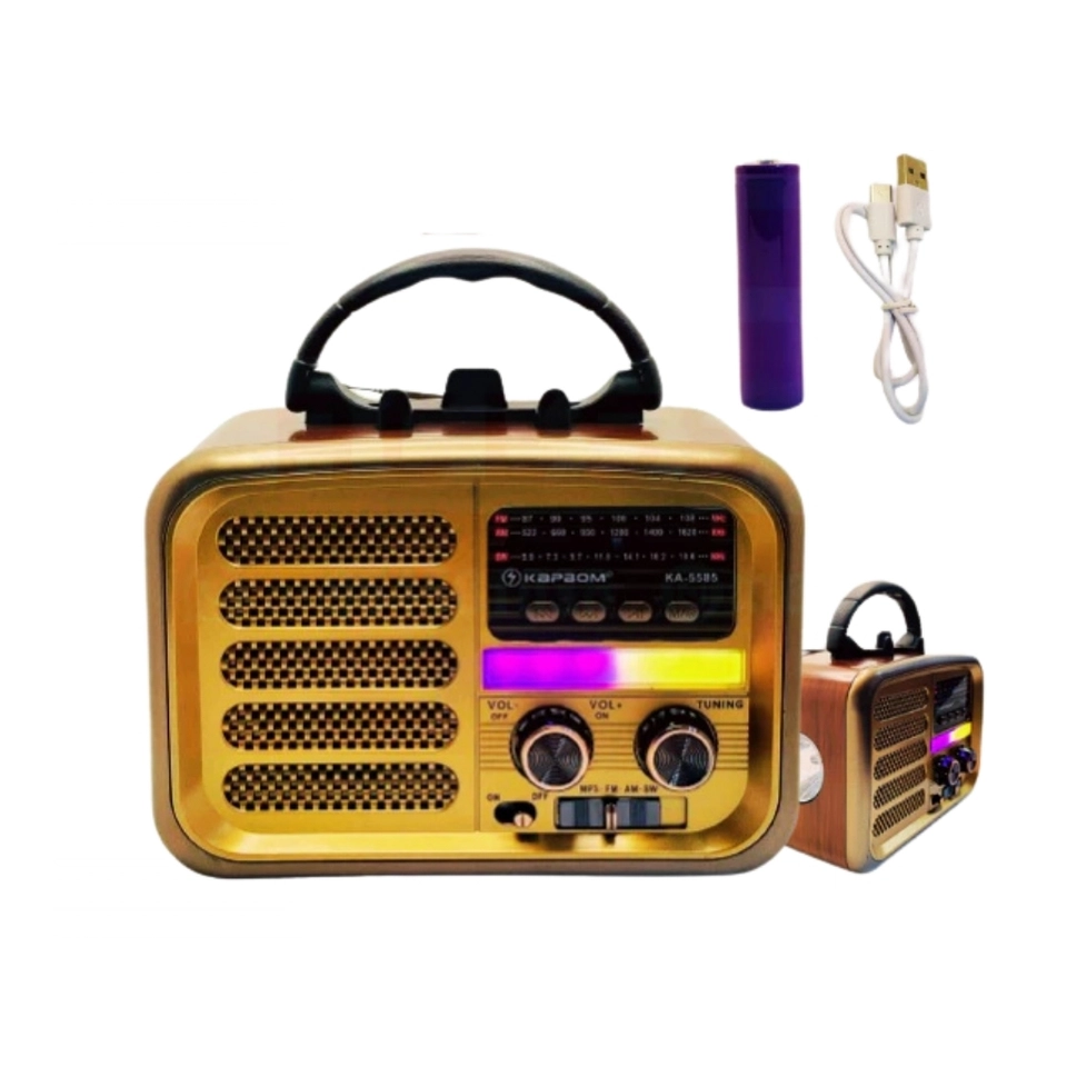 Rádio Am Fm Retrô Vintage Antigo Bluetooth Pen Drive Cor Modelo 1