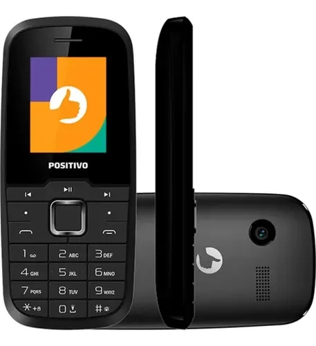 Celular Simples Posiitivo P26 3g Dual Chip Radio Mp3 Cor Preto