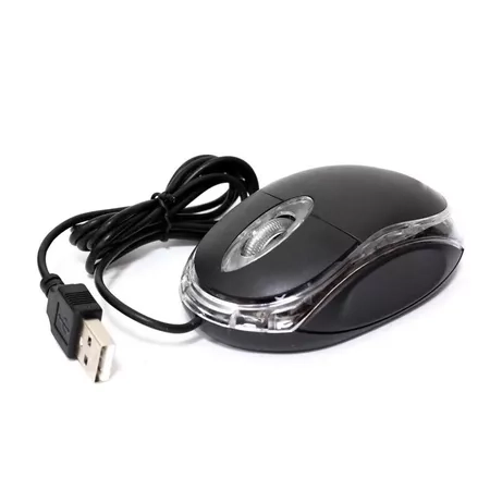 H'maston MS01 Mouse Com Fio Confortável Silencioso Modos 1000 Dpi 3 Botões com Led